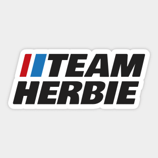 Team Herbie (Text Design) Sticker